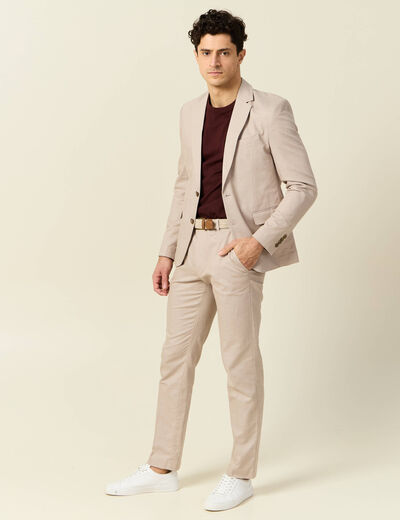 T-shirt éco-responsable bordeaux homme