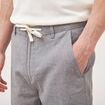 Bermuda gris fonc&eacute; homme