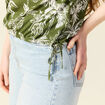 T-shirt éco-responsable vert femme