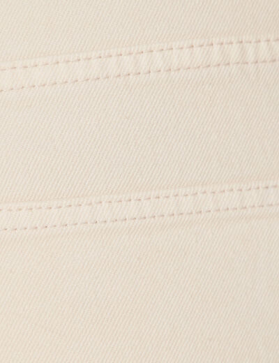 Jeans slim 5 poches denim blanc homme
