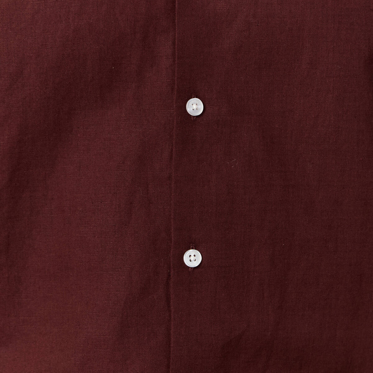 Chemise manches longues bordeaux homme
