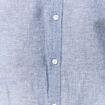 Chemise manches longues bleu gris homme