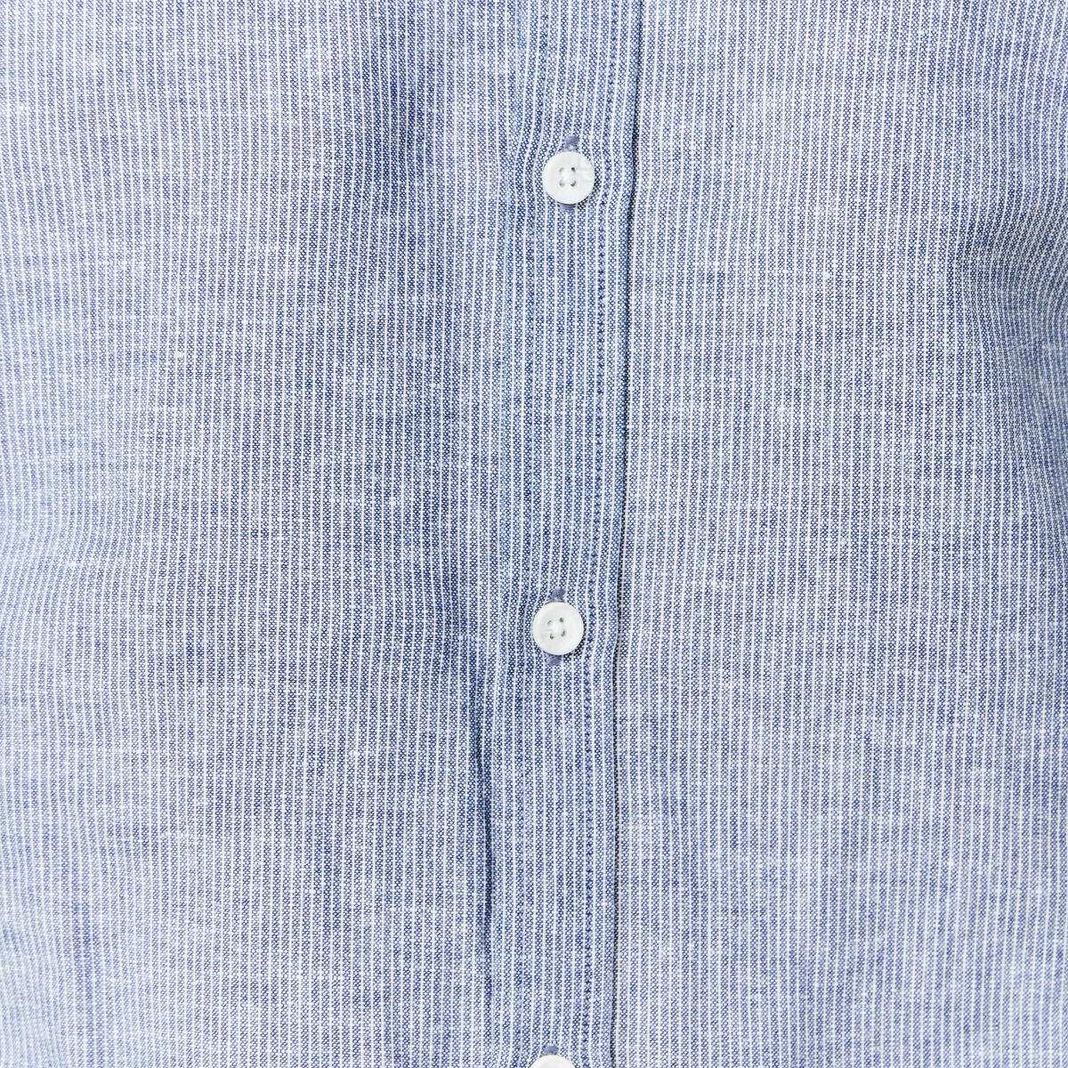 Chemise manches longues bleu gris homme