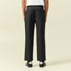 Pantalon chino large longueur 32 gris fonc&eacute; homme