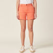 Short chino éco-responsable terracotta femme