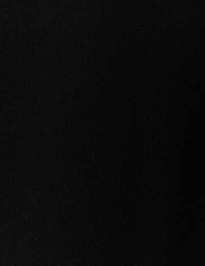 Pantalon straight taille haute noir femme