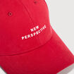 Casquette en coton rouge homme
