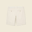 Bermuda droit chino ceinture sable homme