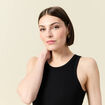 D&eacute;bardeur 2 en 1 avec brassi&egrave;re int&eacute;gr&eacute;e noir femme