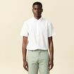 Chemise manches courtes blanc homme