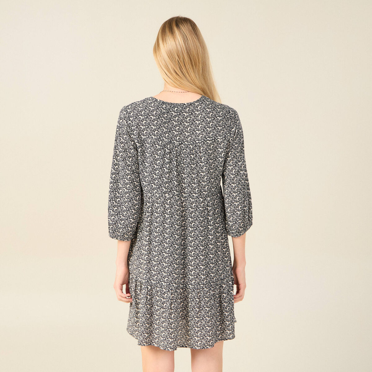 Robe éco-responsable noir femme