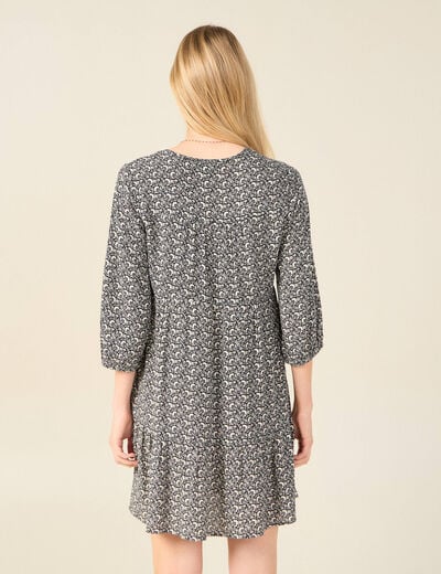 Robe éco-responsable noir femme
