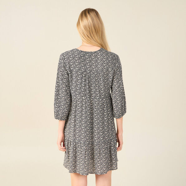 Robe éco-responsable noir femme