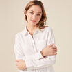 Chemise éco-responsable blanc femme