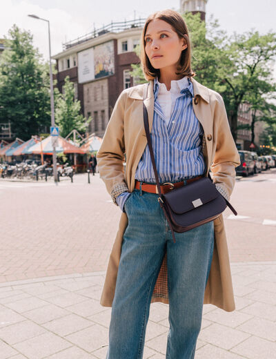Manteau éco-responsable beige femme