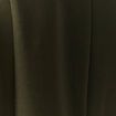 Robe fluide manches longues col rond vert kaki femme