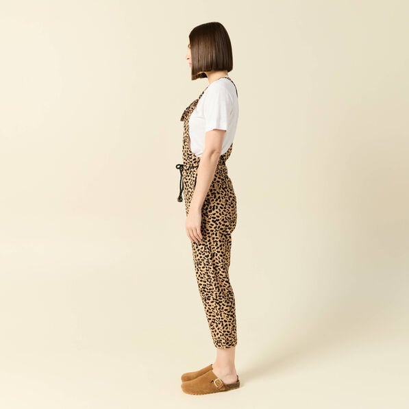 salopette droite 78eme camel femme Salopette droite 7/8ème camel femme