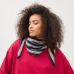 &Eacute;charpe bleu marine femme