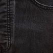 Jeans loose longueur 34 en coton denim snow noir homme