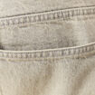 Jeans large 5 poches longueur 32 denim beige homme
