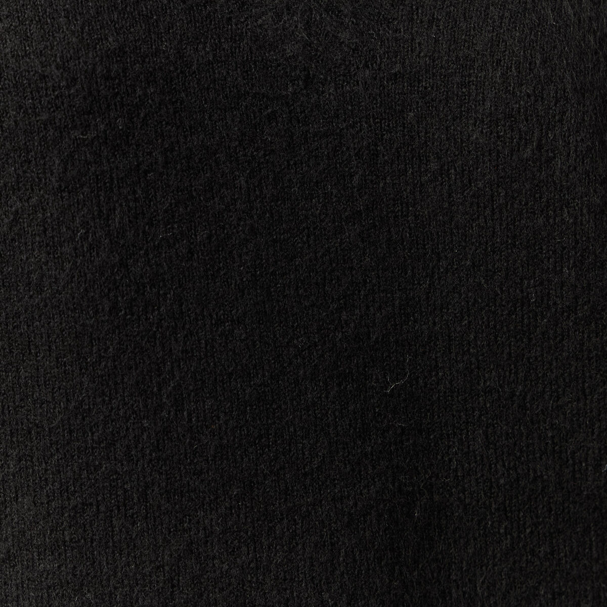 Pull sans manches col en V noir femme