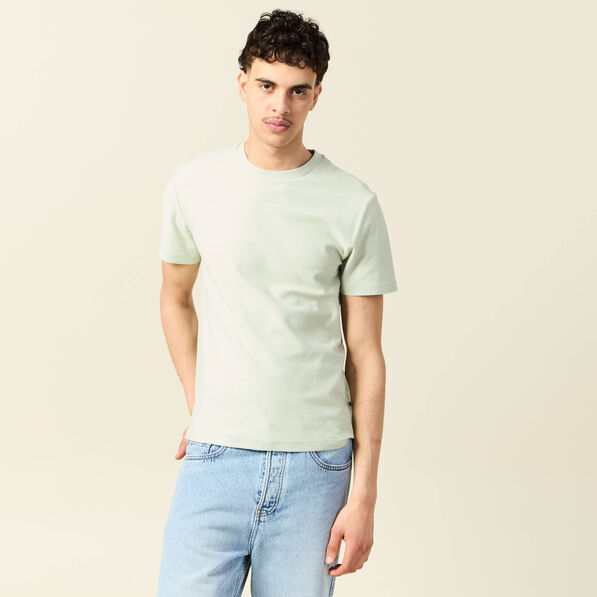 T-shirt manches courtes vert clair homme