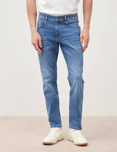 Jeans slim longueur 30 denim stone homme