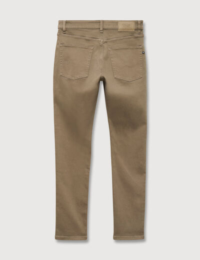 Pantalon chino slim sable homme