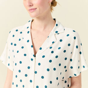chemise manches courtes bleu canard femme Chemise manches courtes bleu canard femme