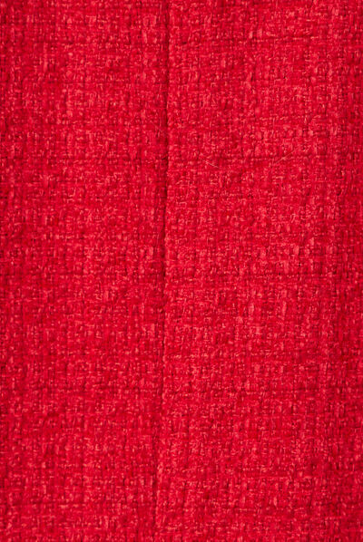 Veste surchemise boutonnée rouge foncé femme