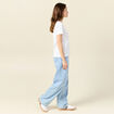 T-shirt manches courtes blanc femme