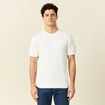 T-shirt manches courtes blanc homme