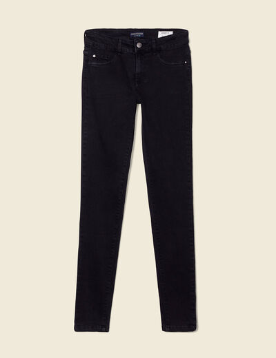 Jeans jegging denim noir femme