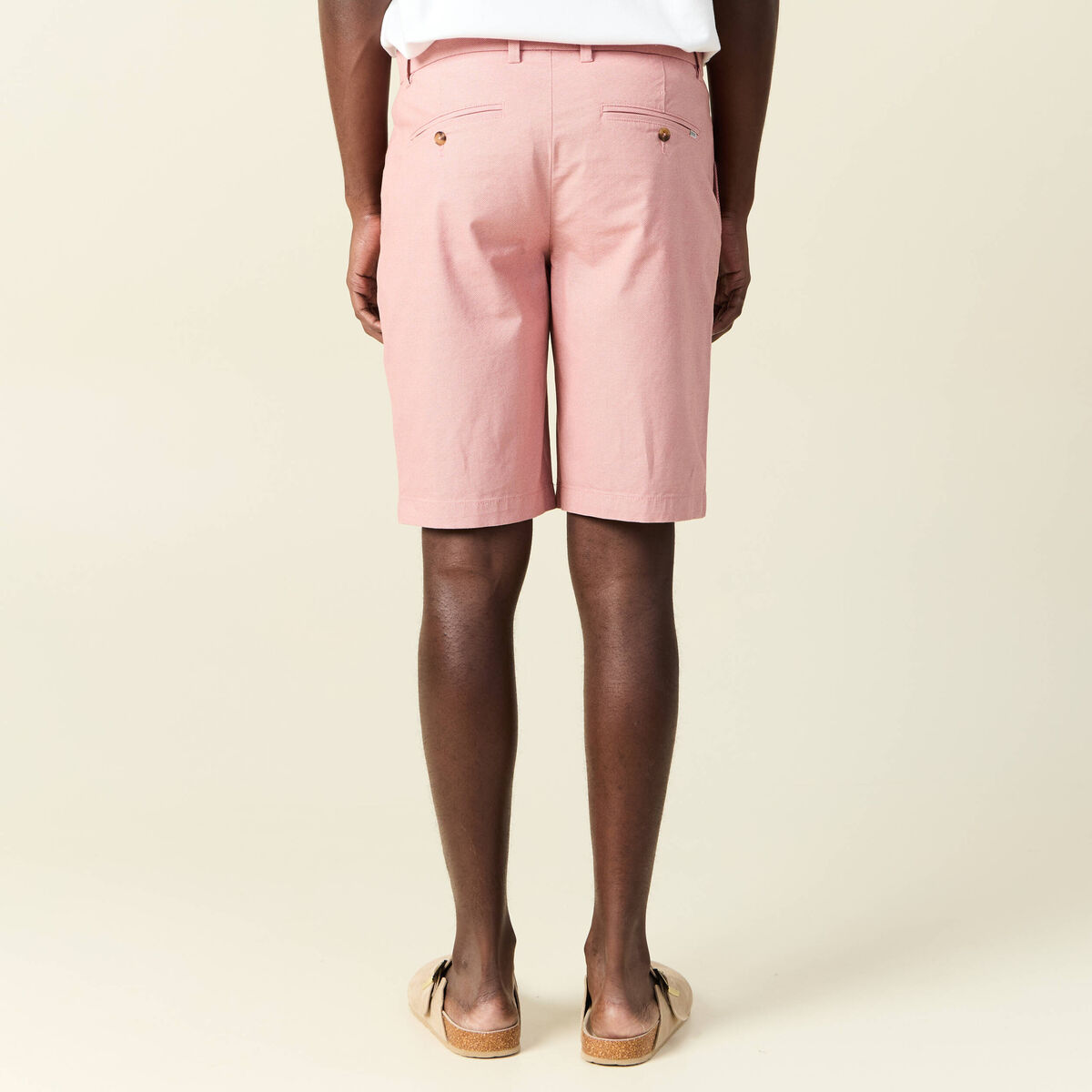 Short rose clair homme