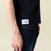 T-shirt manches courtes bleu marine homme