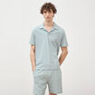 Polo manches courtes vert clair homme