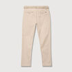 Pantalon chino avec ceinture sable homme