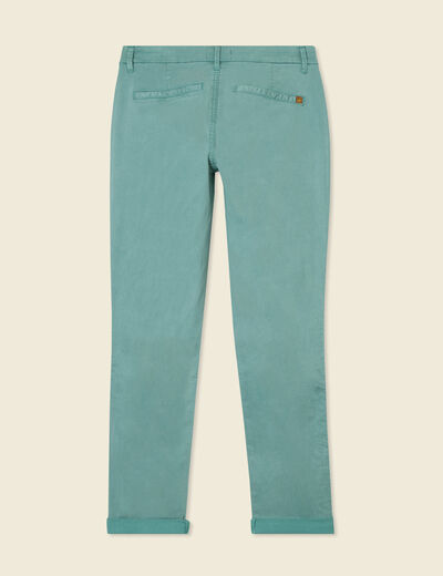 Pantalon chino Instinct vert foncé femme