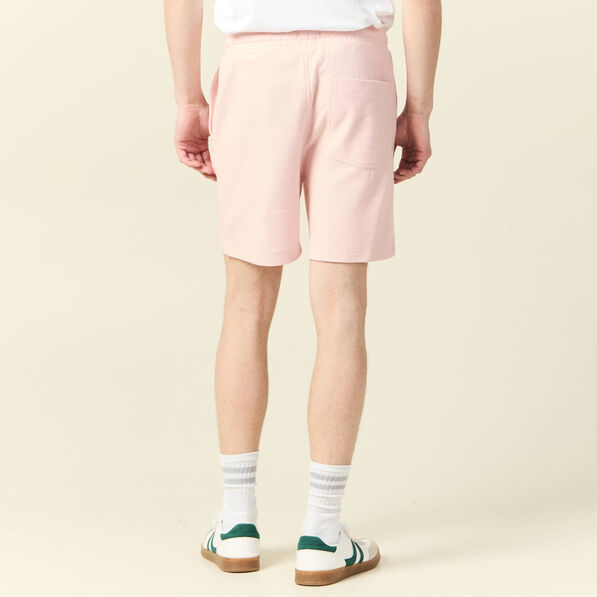 short droit avec cordon rose clair homme Short droit avec cordon rose clair homme