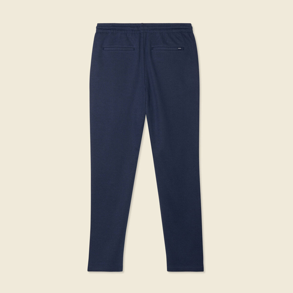 Pantalon jogger élastiqué bleu foncé homme