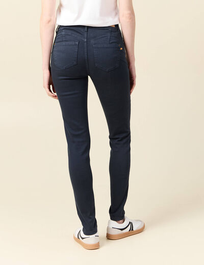 Pantalon Audrey - skinny push up bleu marine femme