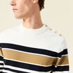 Pull éco-responsable ecru homme
