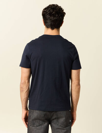 T-shirt éco-responsable bleu marine homme