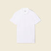 Polo éco-responsable blanc homme