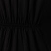 Robe longue droite noir femme