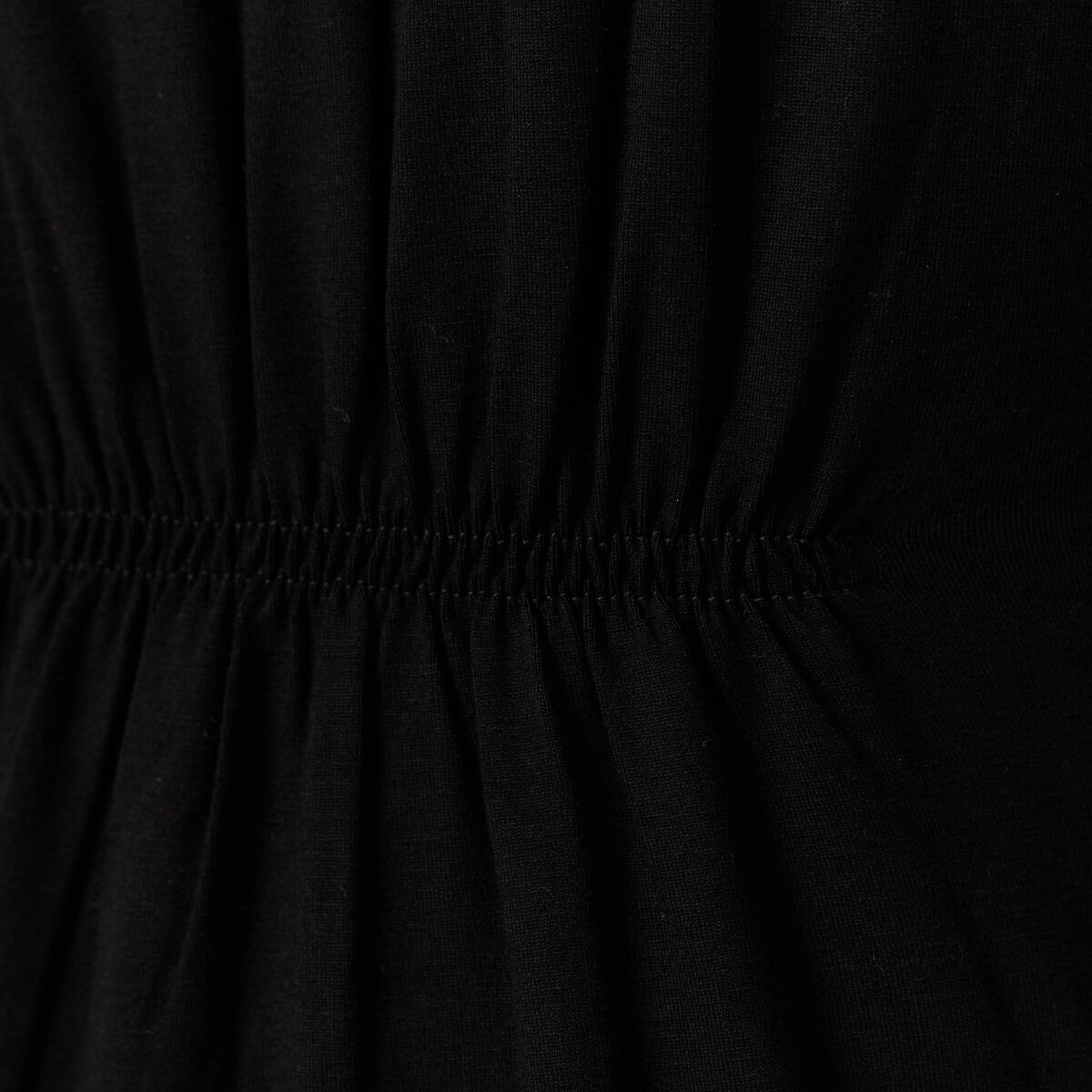Robe longue droite noir femme