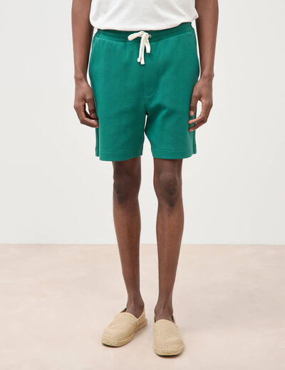 Short jogpant vert &eacute;meraude homme