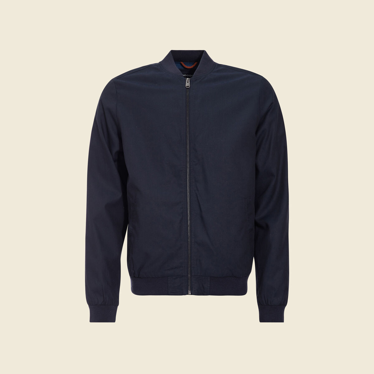 Veste teddy bleu marine homme