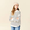 Pull manches longues bleu marine femme