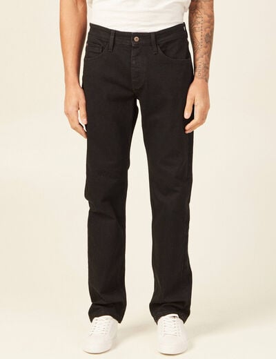 Jeans éco-responsable regular denim noir homme